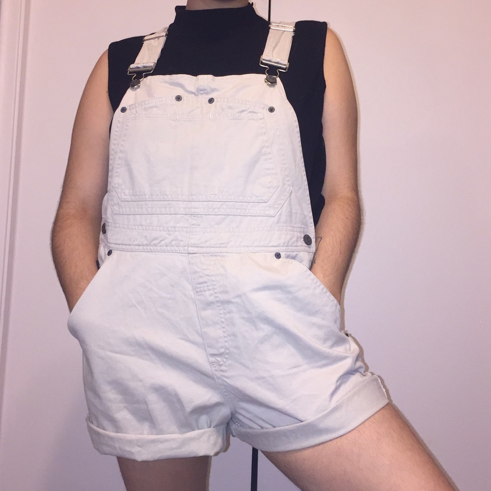 VINTAGE BEIGE OVERALLS